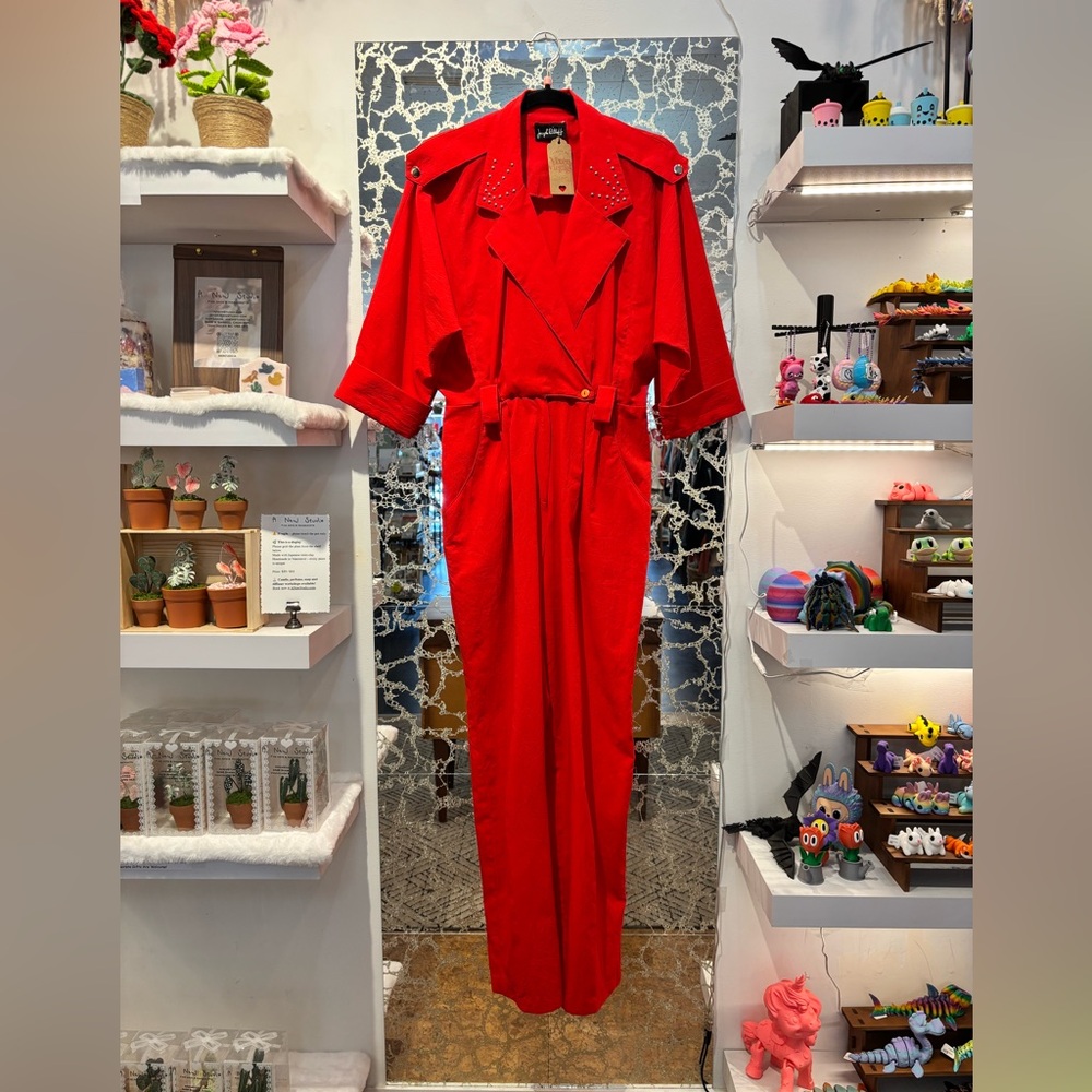 Joseph Ribkoff Vibrant Red Jumpsuit